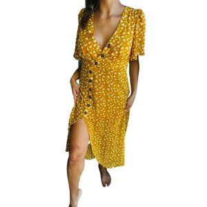 Midi Flared Floral Dress